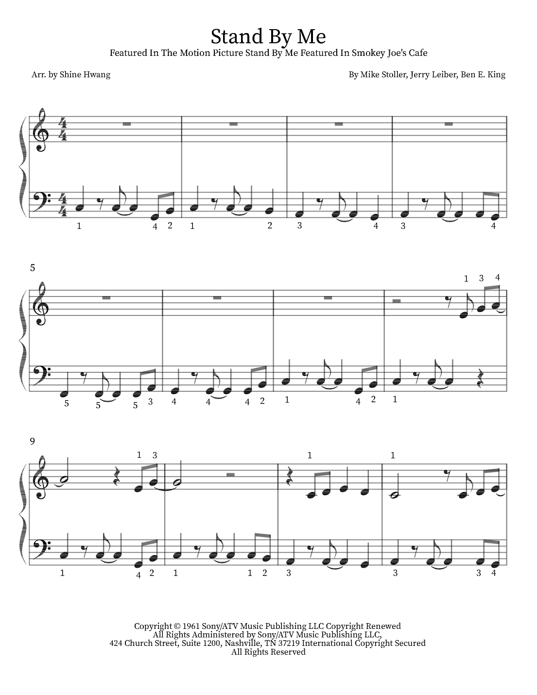 Stand By Me (arr. Shine Hwang)