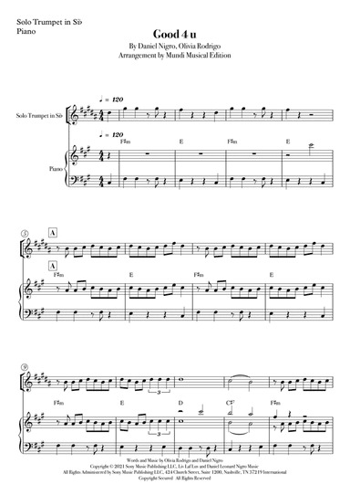 Good 4 U (arr. Mundi Musical Edition)