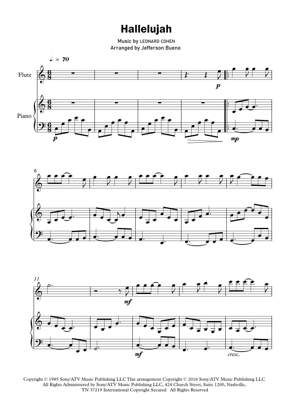 Hallelujah (arr. Jefferson Bueno)