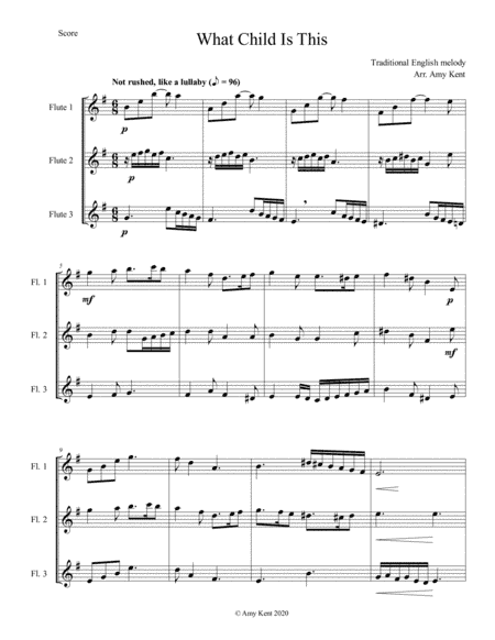 What Child Is This (arr. Amy Kent)