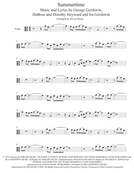 Summertime (arr. Kevin Busse)