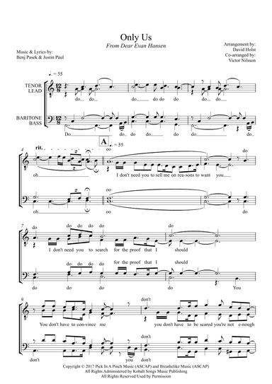 Only Us (arr. David Holst)