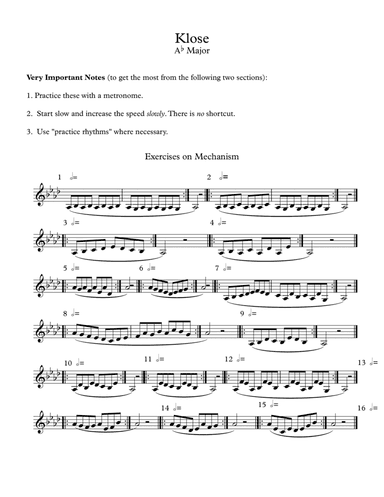 Klose and Kroepsch in Ab Major (arr. Robert Moody)