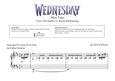 Wednesday Main Titles (arr. Esther Sévérac)