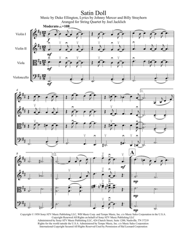 Satin Doll (arr. Jol Jacklich)