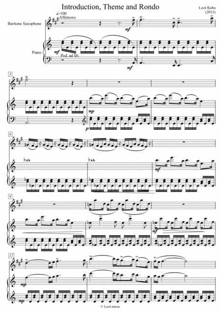 Introduction, Theme and Rondo