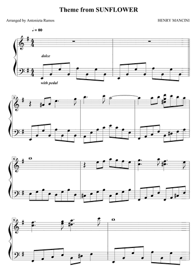 Sunflower (arr. Antonieta Ramos Valverde)