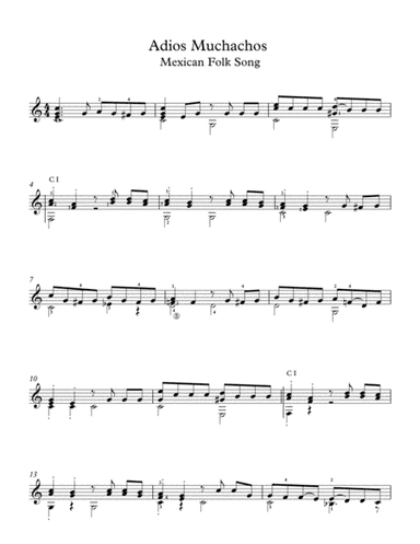 Adios Muchachos (arr. Milan Mitic)