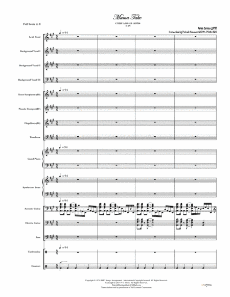 Mama Take (arr. Patrick Sheehan)