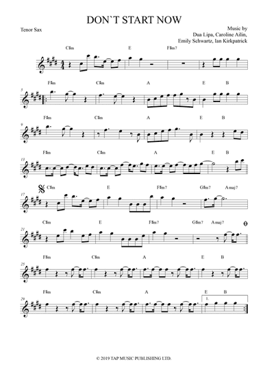 Don't Start Now (arr. Anderson Quevedo)