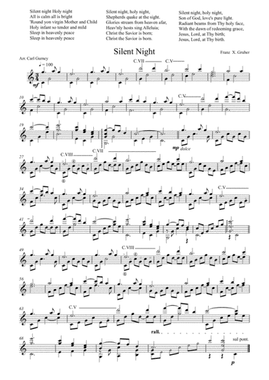 Silent Night (arr. Carl Gurney)