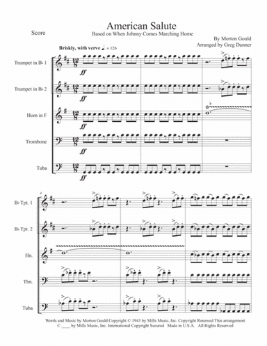 American Salute (arr. Greg Danner)