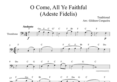 O Come, All Ye Faithful (Adeste Fidelis) (arr. Gildson Cerqueira)