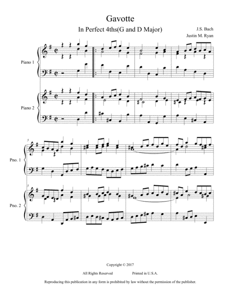 Gavotte (arr. Justin M. Ryan)