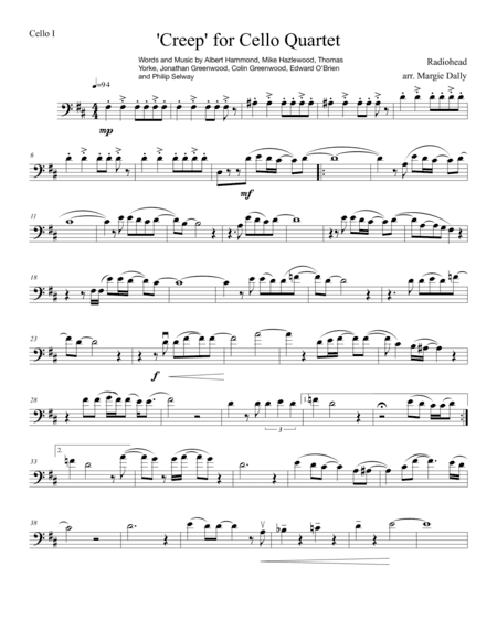 Creep (arr. arr. Margie Dally)