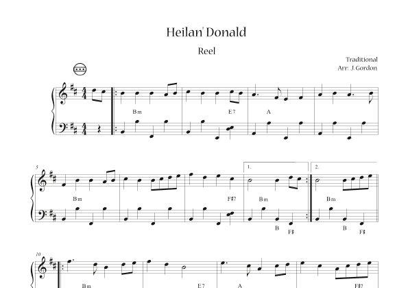 Heilan' Donald (arr. Julia Gordon)