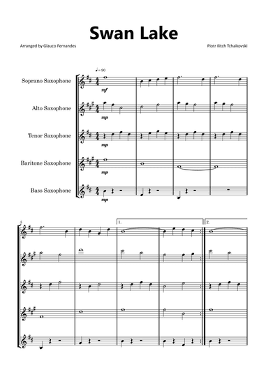 Swan Lake (arr. Glauco Fernandes)