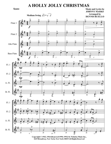 A Holly Jolly Christmas (arr. Dennis Ruello)