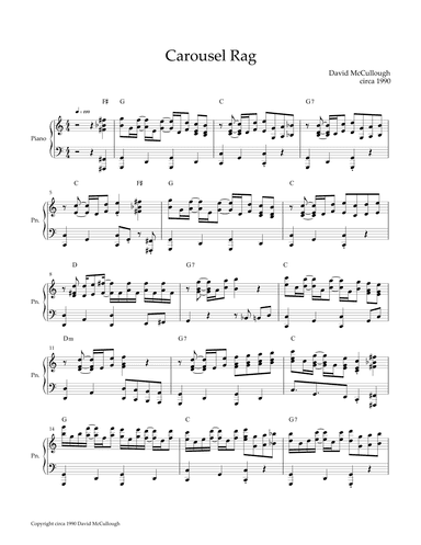 Carousel Rag