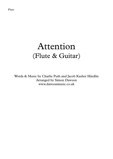 Attention (arr. Simon Dawson)