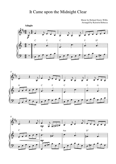 It Came upon the Midnight Clear (arr. Kaiserin Rebecca)