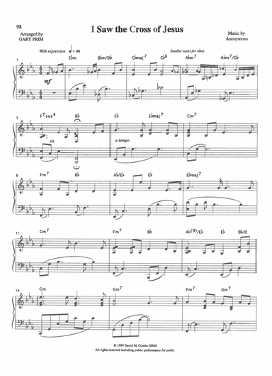 I Saw the Cross of Jesus (arr. Gary Prim)