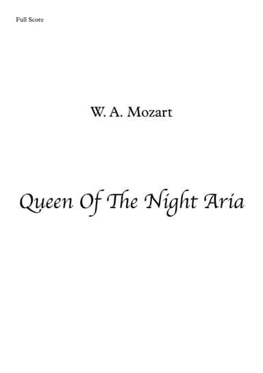 Queen Of The Night Aria Brass Quintet (arr. Leandro Cardoso)