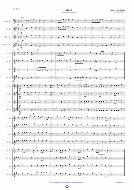 March (Occasional Oratorio) (arr. Josef STASTNY)