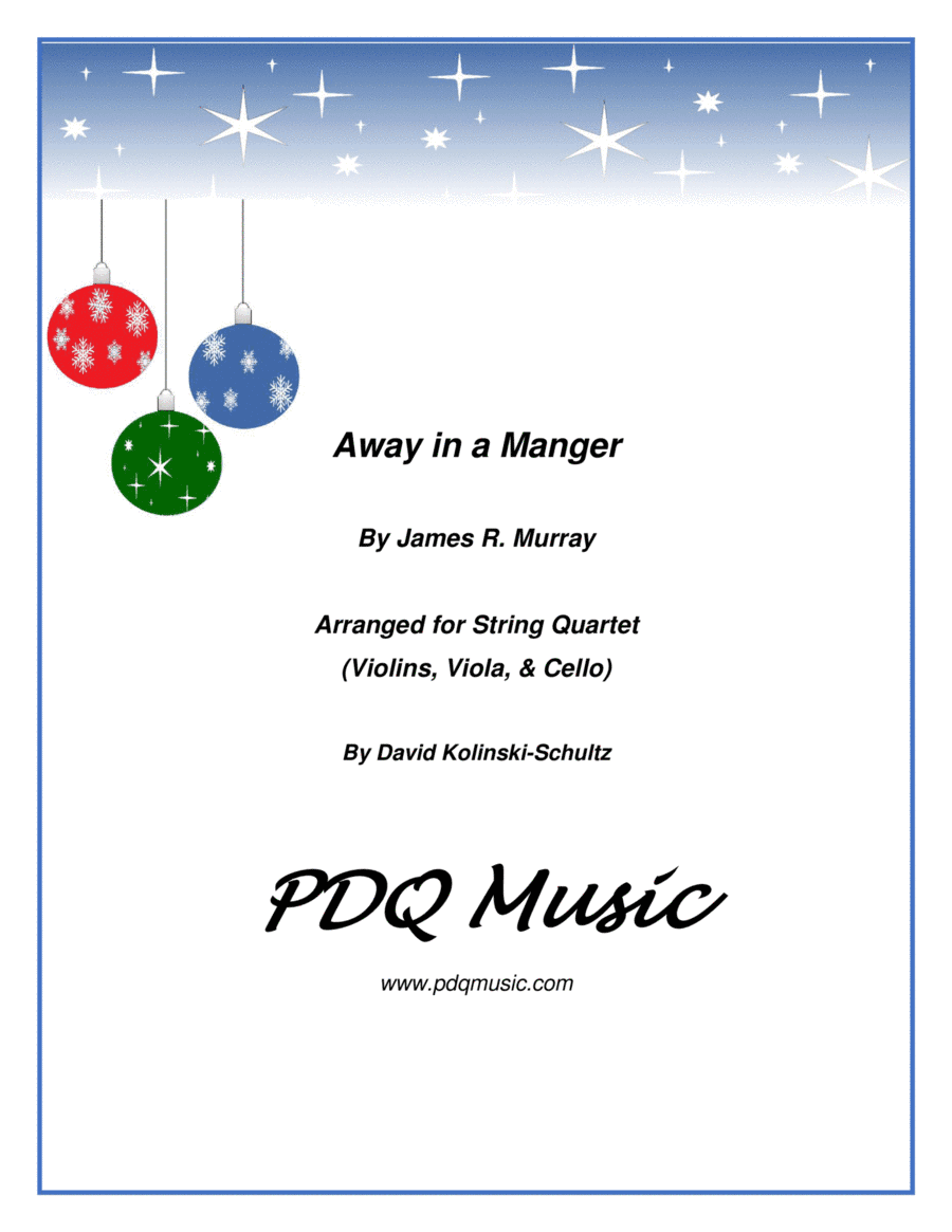 Away in a Manger (arr. David Kolinski-Schultz)
