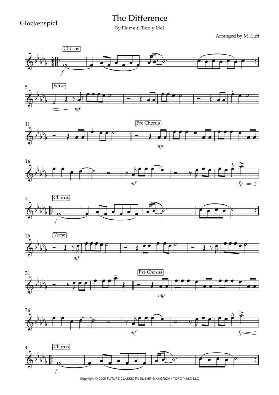 The Difference (arr. Matt Luff)