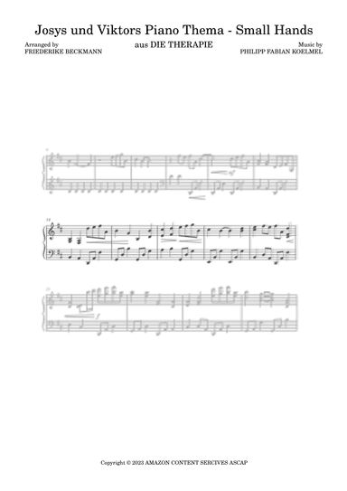 Josys And Viktors Piano Theme - Two Hands (arr. Friederike Beckmann)