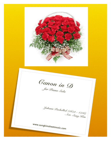 Canon in D for Piano Solo (arr. Sung Kim)