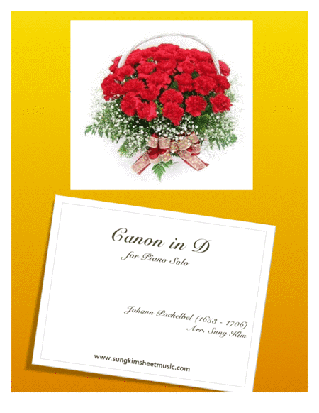 Canon in D for Piano Solo (arr. Sung Kim)