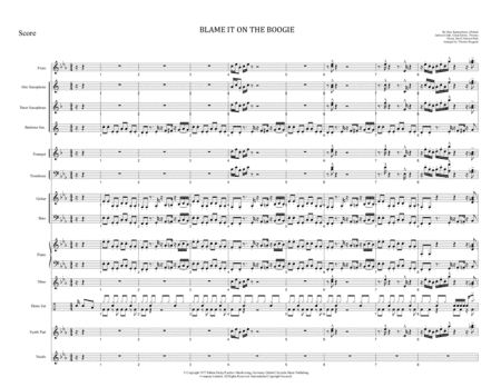 Blame It On The Boogie (arr. Thomas Ruggieri)