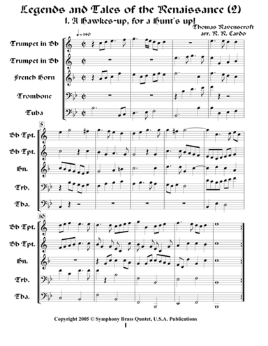 Legends & Tales of the Renaissance II (of Romance) (arr. R.R.Cardo)