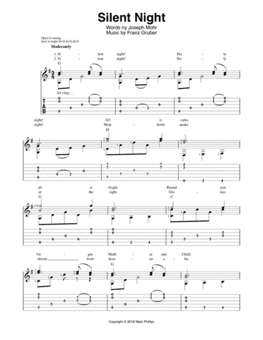 Silent NIght (arr. Mark Phillips)
