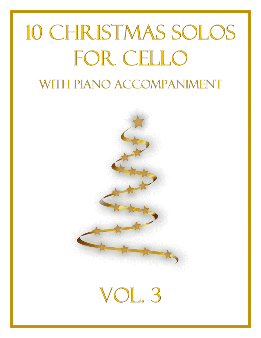 10 Christmas Solos for Cello with Piano Accompaniment (Vol. 3) (arr. B. C. Dockery)