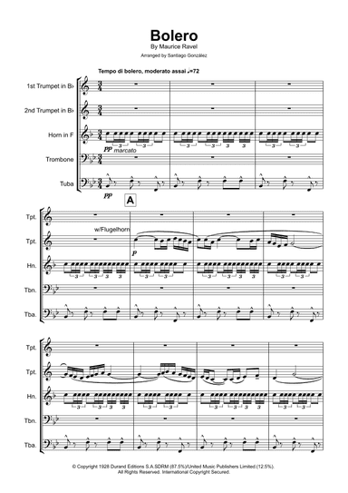Bolero (arr. Santiago González Díaz)