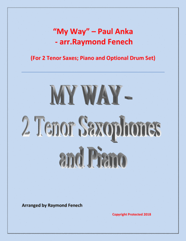 My Way (arr. Raymond Fenech)