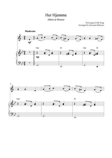 Herhjemme (Here at Home) (arr. Kaiserin Rebecca)