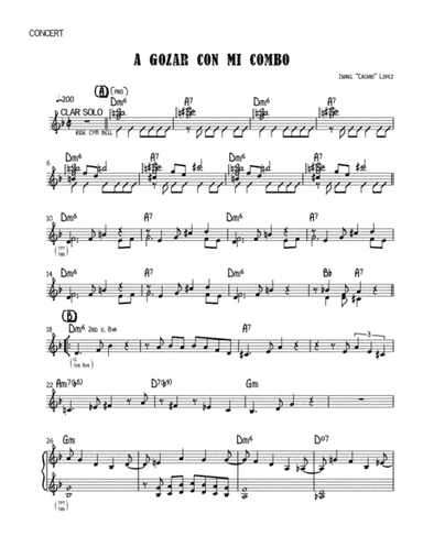 A Gozar Con Mi Combo (arr. Jesse Audelo)