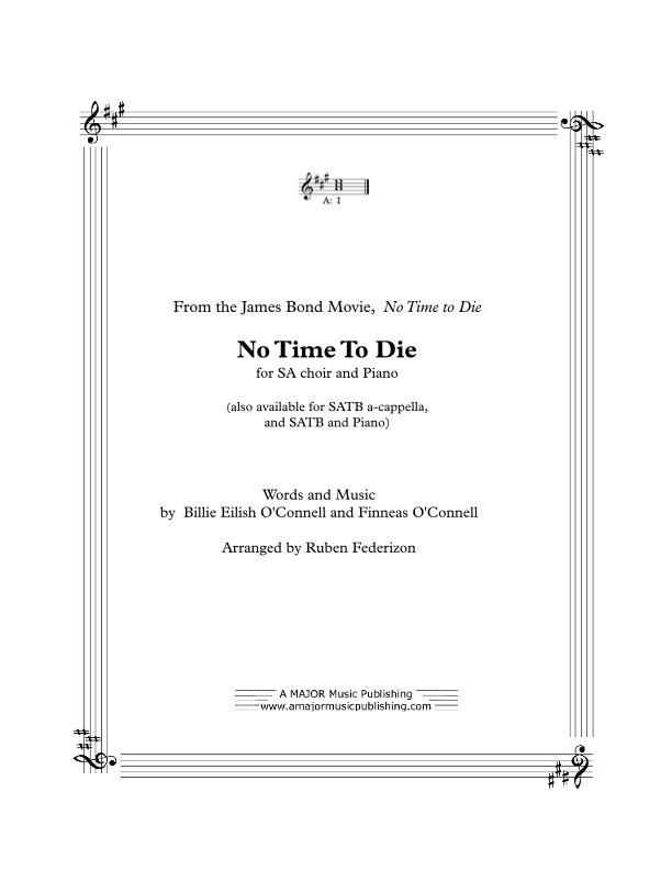 No Time To Die (arr. Ruben Federizon)