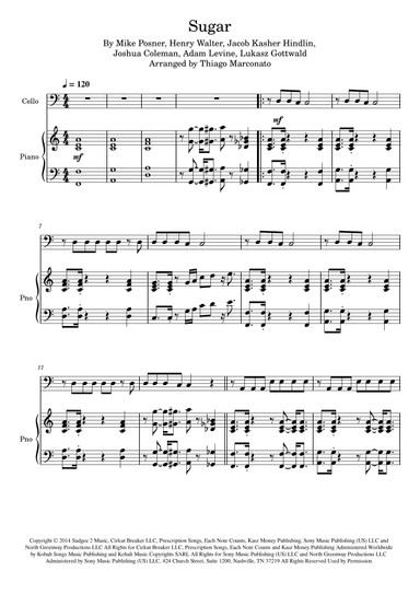 Sugar (arr. Thiago Marconato)