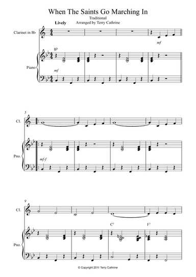 When The Saints Go Marching In (arr. Terry Cathrine)