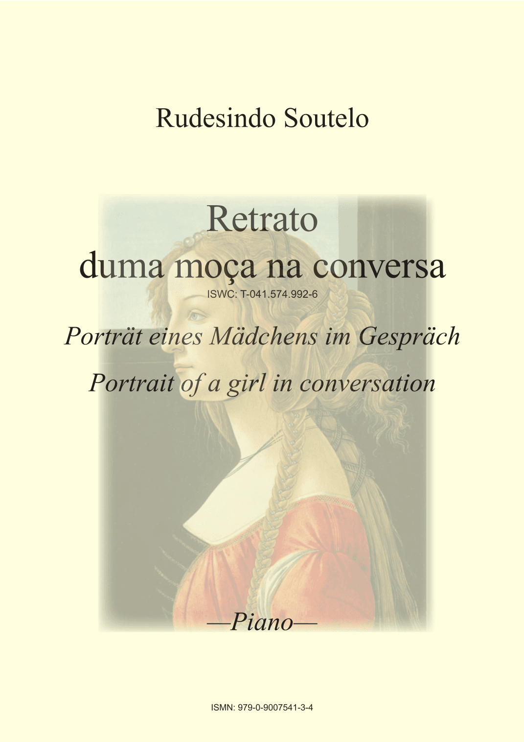Retrato duma moça na Conversa / Porträt eines Mädchens im Gespräch / Portrait of a girl in conve