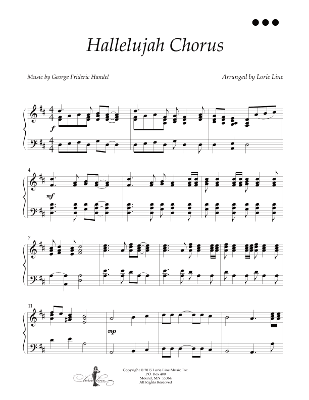 Hallelujah Chorus (arr. Lorie Line)