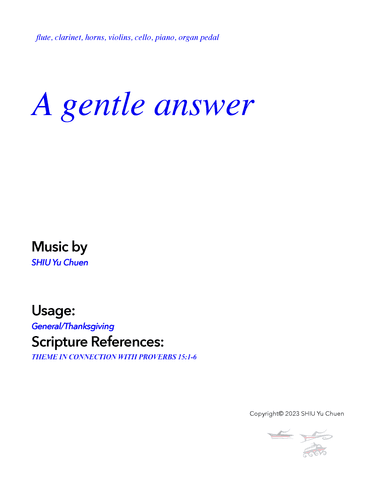 A gentle answer