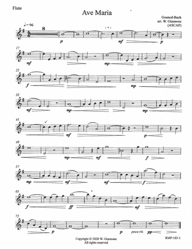 Gounod-Bach - Ave Maria (arr. W. Giannone)