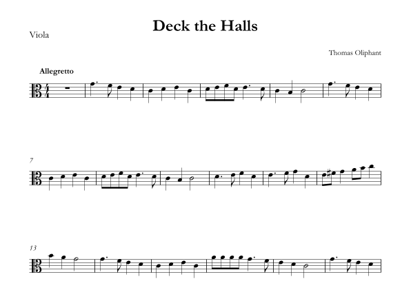Deck the Halls (arr. SMMUS)