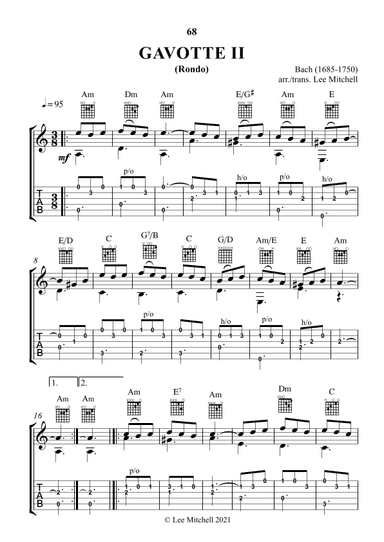 GAVOTTE 2. (arr. Lee Mitchell)